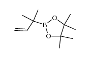 2-(1,1-dimethyl-2-propenyl)-4,4,5,5-tetramethyl-1,3,2-dioxaborolane Structure