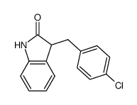 3-(4-chlorobenzyl)-1,3-dihydroindol-2-one Structure