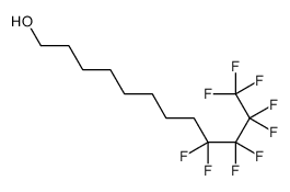 9,9,10,10,11,11,12,12,12-nonafluorododecan-1-ol结构式