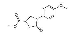 Methyl 1-(4-Methoxyphenyl)-5-oxopyrrolidine-3-carboxylate structure