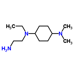 N-(2-Aminoethyl)-N-ethyl-N',N'-dimethyl-1,4-cyclohexanediamine结构式