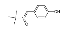 (Z)-N-(4-hydroxybenzylidene)-2-methylpropan-2-amine oxide Structure