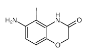 6-amino-5-methyl-3-oxo-3,4-dihydro-(2H)-1,4-benzoxazine Structure