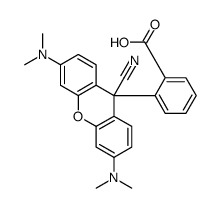 2-[9-cyano-3,6-bis(dimethylamino)xanthen-9-yl]benzoic acid结构式