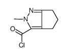 3-Cyclopentapyrazolecarbonyl chloride, 2,4,5,6-tetrahydro-2-methyl- (9CI) Structure