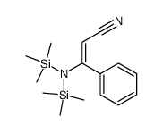 cis-trans-3-(Bis-trimethylsilyl-amino)-cinnamonitril结构式