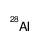 aluminium-28 atom结构式