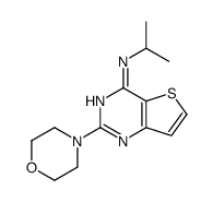 N-Isopropyl-2-(4-morpholinyl)thieno[3,2-d]pyrimidin-4-amine Structure