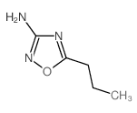 1,2,4-Oxadiazol-3-amine,5-propyl-(9CI) Structure