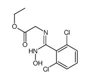 ETHYL 2-([(2,6-DICHLOROPHENYL)(HYDROXYIMINO)METHYL]AMINO)ACETATE picture