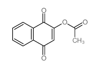 1,4-Naphthalenedione, 2-(acetyloxy)- Structure