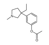 [3-(3-ethyl-1-methylpyrrolidin-3-yl)phenyl] acetate Structure