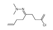 2-chloro-1,8-nonadien-5-one N,N-dimethylhydrazone Structure