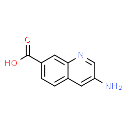 3-aminoquinoline-7-carboxylic acid Structure