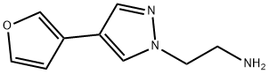 2-(4-(Furan-3-yl)-1H-pyrazol-1-yl)ethan-1-amine Structure