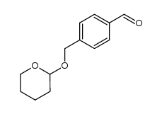 (+/-)-4-(3,4,5,6-tetrahydro-2H-pyran-2-yloxymethyl)benzaldehyde Structure