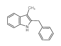 2-苄基-3-甲基吲哚结构式