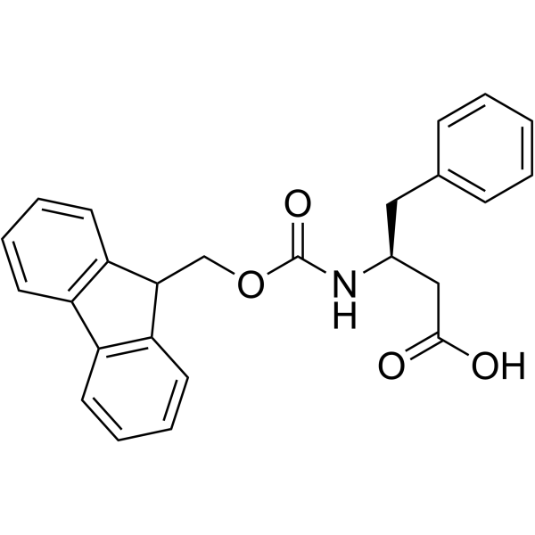 Fmoc-L-beta-homophenylalanine Structure