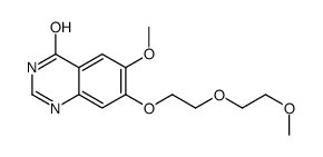 6-METHOXY-7-(2-(2-METHOXYETHOXY)ETHOXY)QUINAZOLIN-4(3H)-ONE Structure