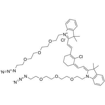 N,N'-bis-(azide-PEG3)-chlorocyclohexenyl Cy7图片