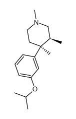 (3S,4S)-4-(3-isopropoxyphenyl)-1,3,4-trimethylpiperidine Structure