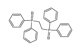 1,2-bis(diphenylphosphino)ethane bis(borane) Structure