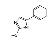 2-methylsulfanyl-5-phenyl-1H-imidazole结构式