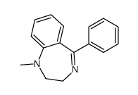 1-methyl-5-phenyl-2,3-dihydro-1,4-benzodiazepine结构式