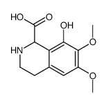 1,2,3,4-Tetrahydro-8-hydroxy-6,7-dimethoxy-1-isoquinolinecarboxylic acid picture