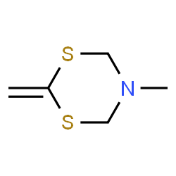 4H-1,3,5-Dithiazine,dihydro-5-methyl-2-methylene-(9CI)结构式