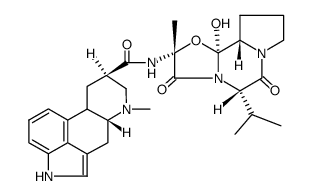 12'-hydroxy-5'-isopropyl-2'-methyl-9,10-dihydro-ergotamane-18,3',6'-trione结构式