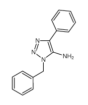 1-BENZYL-4-PHENYL-1H-1,2,3-TRIAZOL-5-AMINE Structure