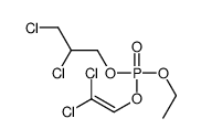 Phosphoric acid 2,2-dichloroethenyl 2,3-dichloropropylethyl ester Structure