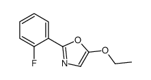 Oxazole, 5-ethoxy-2-(2-fluorophenyl)- (9CI)结构式