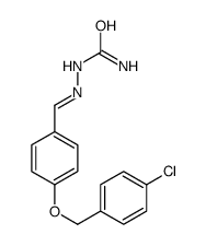 [[4-[(4-chlorophenyl)methoxy]phenyl]methylideneamino]urea结构式