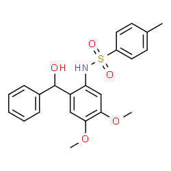 N-[2-(HYDROXY-PHENYLMETHYL)-4,5-DIMETHOXY-PHENYL]-4-METHYL-BENZENESULFONAMIDE Structure