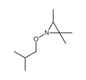 Aziridine, 2,2,3-trimethyl-1-(2-methylpropoxy)- (9CI)结构式