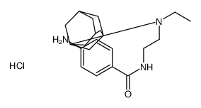 N-[2-[1-adamantyl(ethyl)amino]ethyl]-4-aminobenzamide,hydrochloride Structure