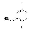 Benzenemethanethiol, 2-fluoro-5-methyl- (9CI) Structure