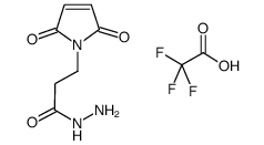 3-MALEIMIDOPROPIONIC ACID HYDRAZONIUM, TRIFLUOROACETATE Structure