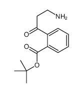 tert-butyl 2-(3-aminopropanoyl)benzoate结构式