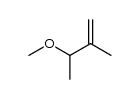 3-Methoxy-2-methyl-1-butene Structure