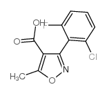 3-(2-Chloro-6-fluorophenyl)-5-methylisoxazole-4-carboxylic acid Structure