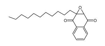 2,3-epoxy-2-undecyl-2,3-dihydro-[1,4]naphthoquinone结构式