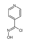 N-hydroxyisonicotinimidoyl chloride Structure