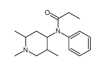 N-phenyl-N-(1,2,5-trimethylpiperidin-4-yl)propanamide Structure