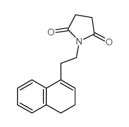 1-[2-(3,4-dihydronaphthalen-1-yl)ethyl]pyrrolidine-2,5-dione structure