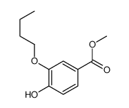 methyl 3-butoxy-4-hydroxybenzoate Structure