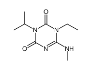 1-ethyl-3-isopropyl-6-methylamino-1H-[1,3,5]triazine-2,4-dione Structure