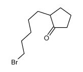 2-(5-bromopentyl)cyclopentan-1-one Structure